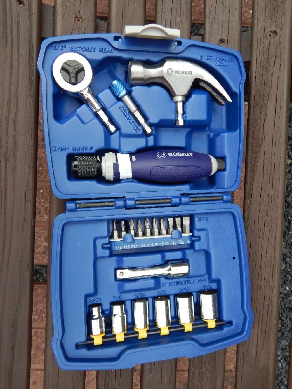 Kobalt SpeedFit Precise Socket & Hammer Tool Set NEVER USED
